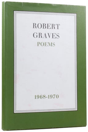 Item #58437 Poems 1968-1970. Robert GRAVES