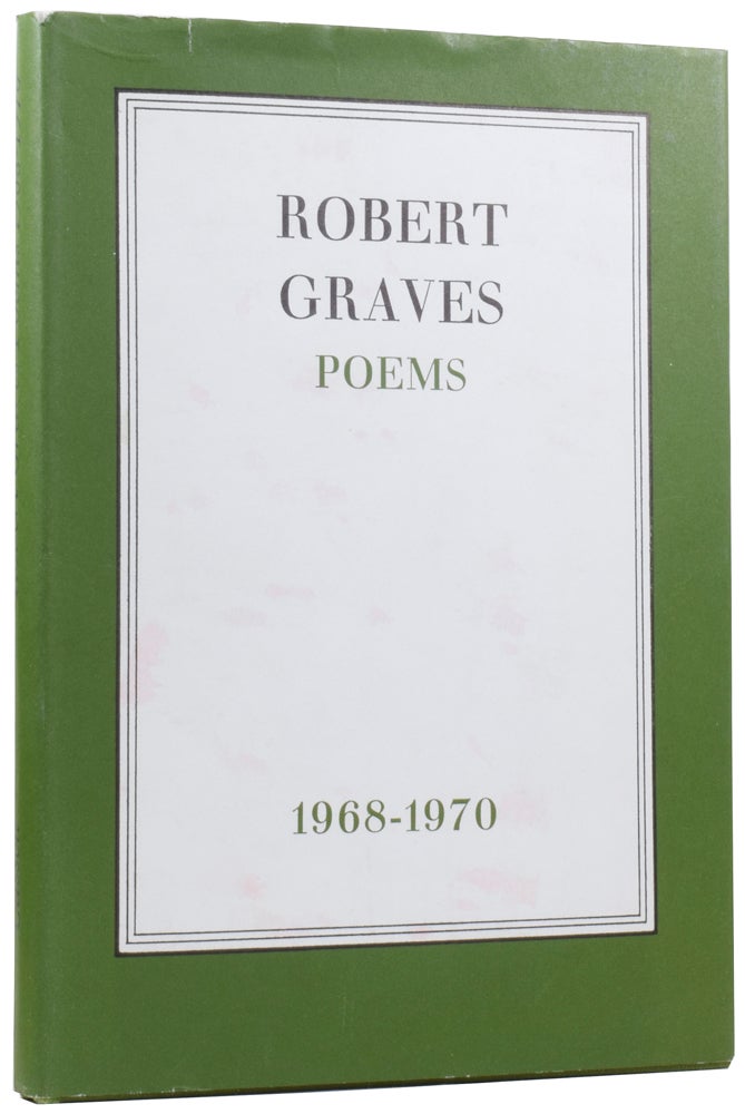 Item #58437 Poems 1968-1970. Robert GRAVES.