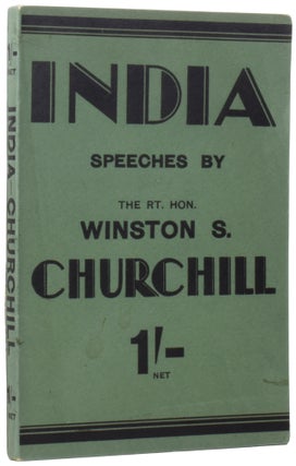 India. Speeches and An Introduction.