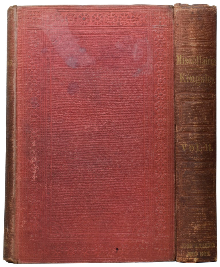 Item #59553 Miscellanies. Reprinted Chiefly from 'Fraser's Magazine' and the 'North British Review.'. Charles KINGSLEY.