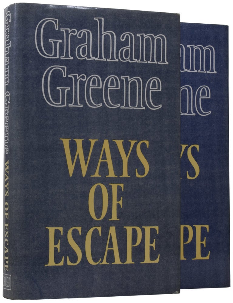 Item #59766 Ways of Escape [two variant bindings]. Graham GREENE.