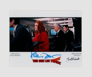 Item #59865 Signed Karin Dor and Burt Kwouk Still from the film 'You Only Live Twice' (1967)....