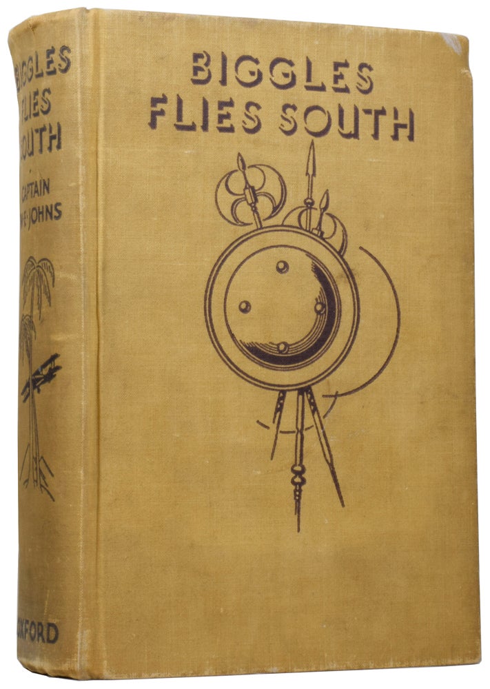 Item #59873 Biggles Flies South. Howard LEIGH, Jack NICOLLE, illustrators.