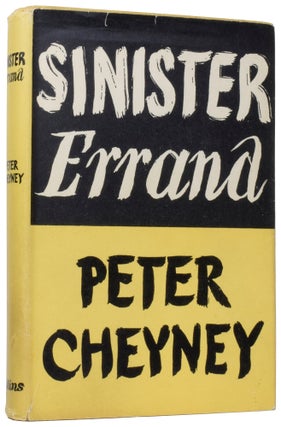 Item #59905 Sinister Errand. Peter CHEYNEY