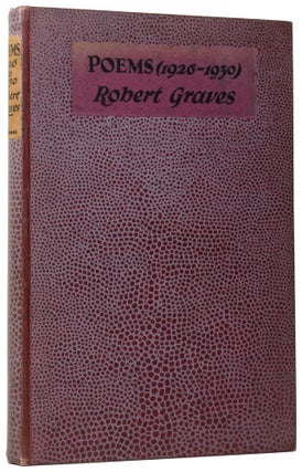 Item #59985 Poems 1926-1930. Robert GRAVES