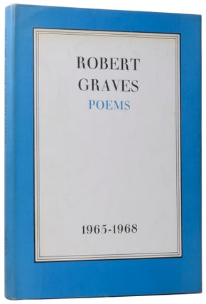 Item #60030 Poems 1965-1968. Robert GRAVES