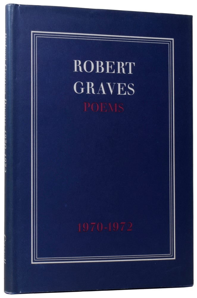 Item #60031 Poems 1970-1972. Robert GRAVES.