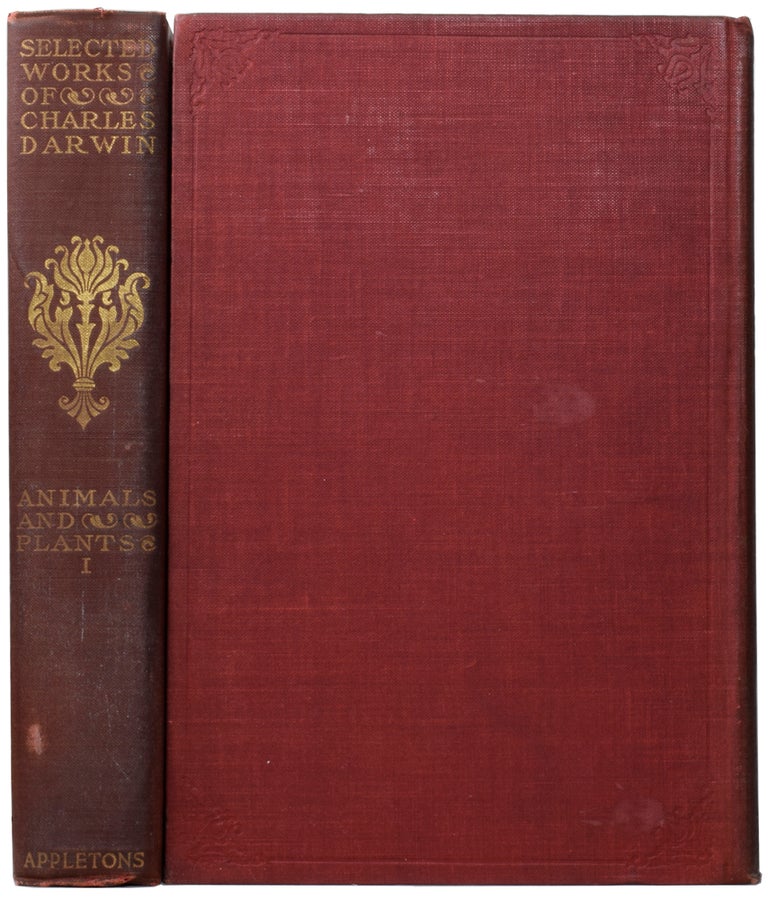 Item #60033 The Variation of Animals and Plants Under Domestication. Authorized Westminster Edition. Charles DARWIN.