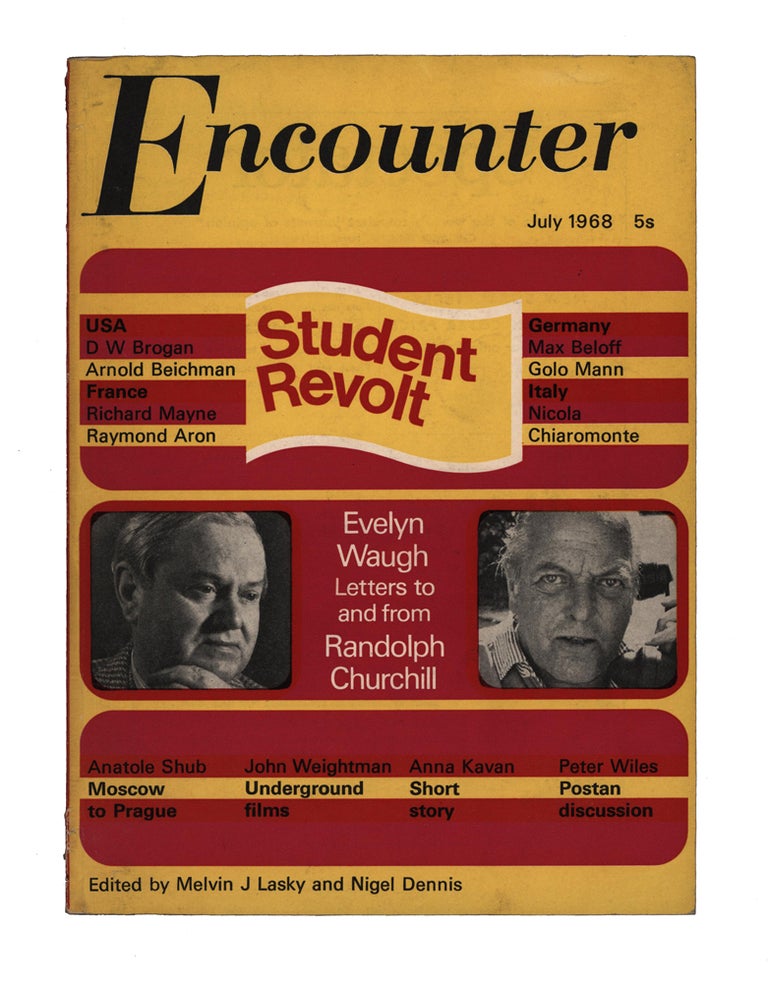 Item #60117 Letters from Evelyn Waugh [in] Encounter Magazine. Vol. XXXI, No.1. Randolph CHURCHILL, Evelyn WAUGH.