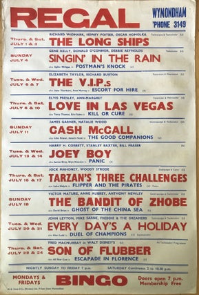 Item #60279 [MOVIE POSTER] Singin' In The Rain, Love In Las Vegas, etc. Film Promotion