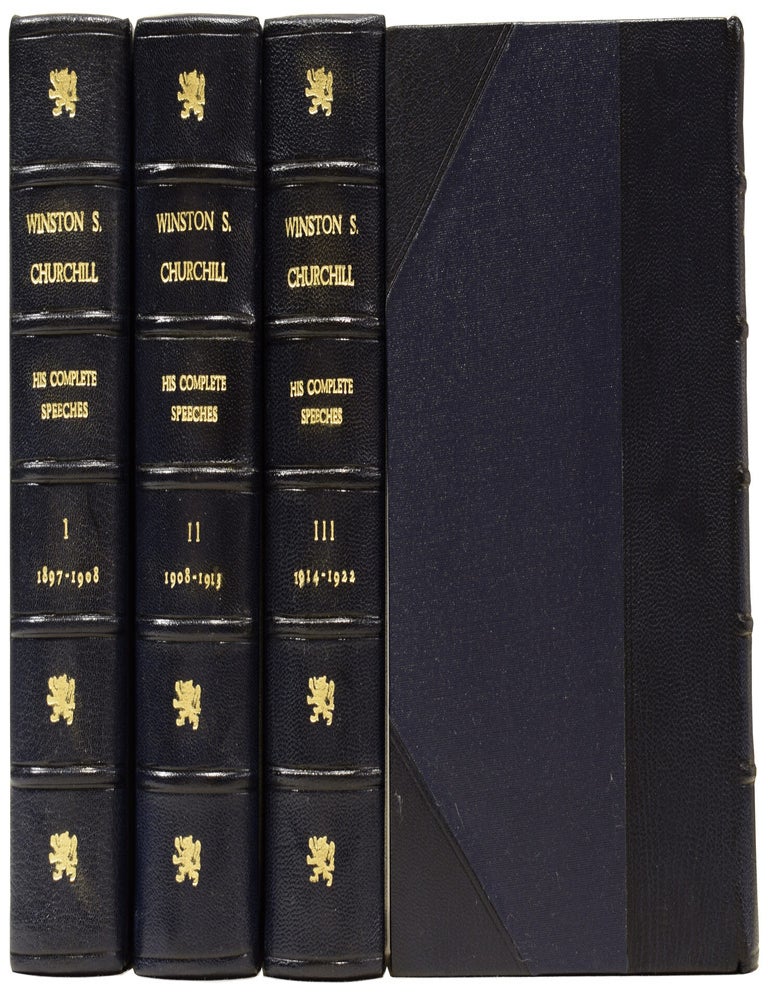 Item #60286 Winston S. Churchill: His Complete Speeches 1897-1963. Winston Spencer CHURCHILL, Sir, Robert Rhodes JAMES.