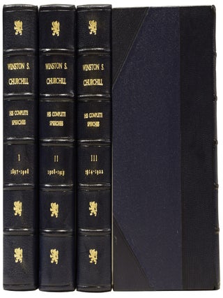 Item #60286 Winston S. Churchill: His Complete Speeches 1897-1963. Winston Spencer CHURCHILL,...