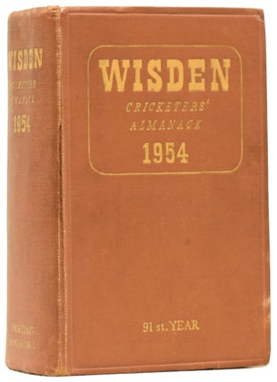 Item #60363 Wisden Cricketers' Almanack 1954. Norman PRESTON
