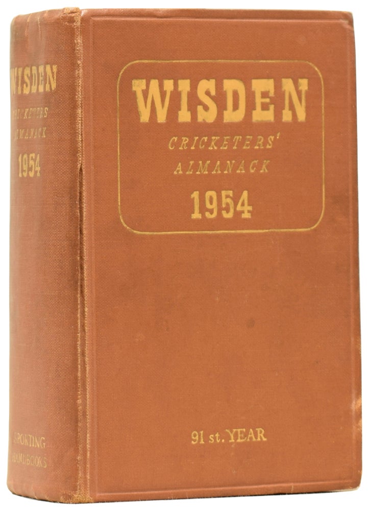 Item #60363 Wisden Cricketers' Almanack 1954. Norman PRESTON.
