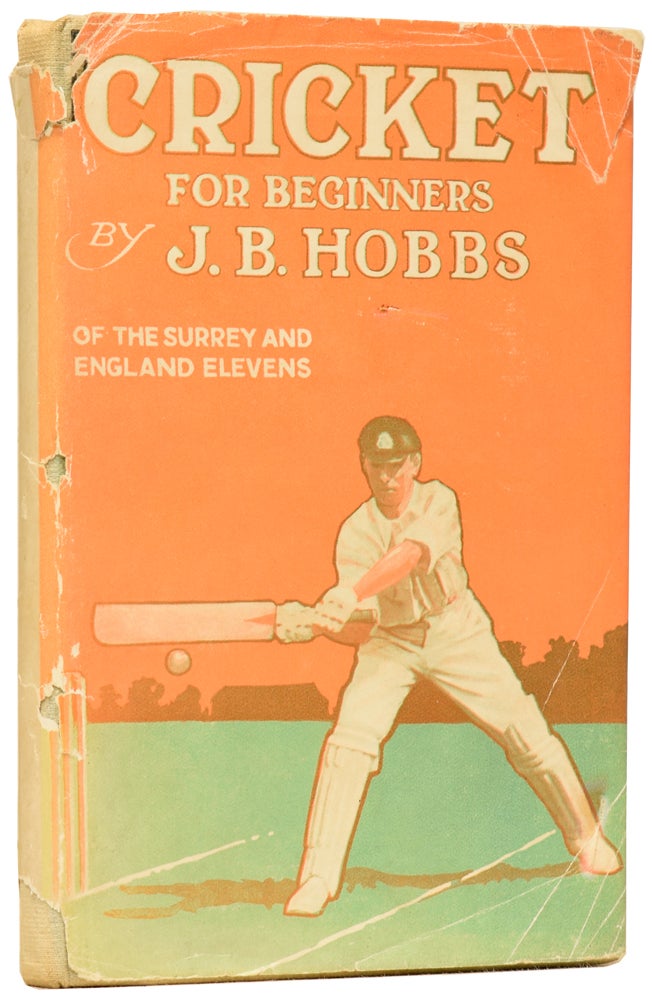 Item #60936 Cricket for Beginners. Jack HOBBS.