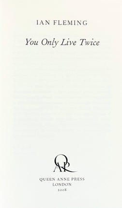 You Only Live Twice (a James Bond novel).