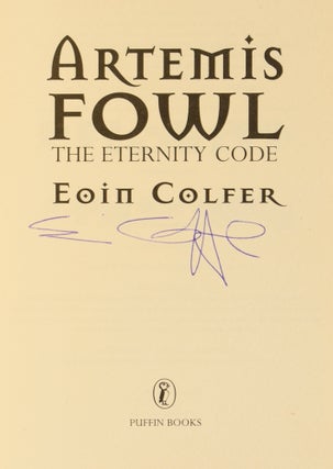 Artemis Fowl, The Eternity Code.