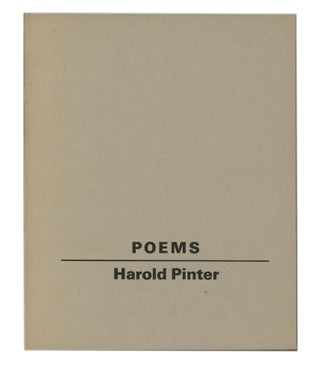 Item #61584 Poems. Harold PINTER