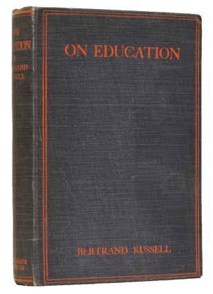 Item #61593 On Education. especially in Early Childhood. Bertrand RUSSELL
