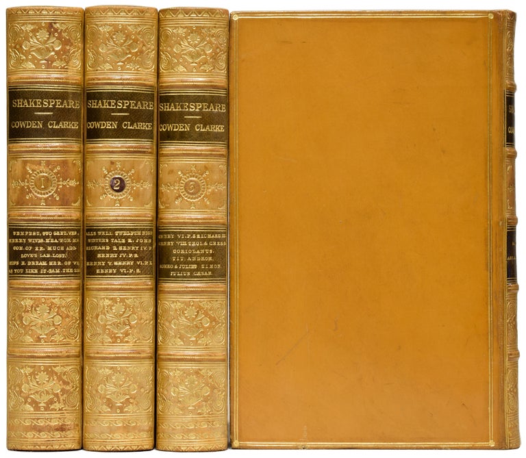 Item #61706 The Works of William Shakespeare, Edited, with a Scrupulous Revision of the Text, by Charles and Mary Cowden Clarke. Charles CLARKE, Mary Cowden, William SHAKESPEARE.