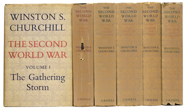 Item #62306 The Second World War. The Gathering Storm; Their Finest Hour; The Grand Alliance; The Hinge of Fate; Closing the Ring; Triumph and Tragedy. Winston Spencer CHURCHILL, Sir.