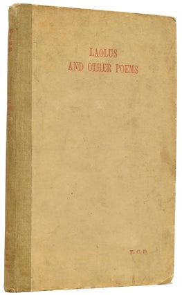 Item #62403 Laolus and Other Poems. Eric DICKINSON