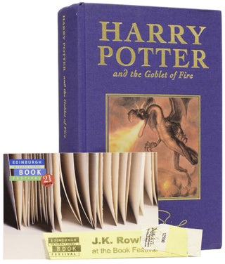 Item #62716 Harry Potter and the Goblet of Fire. J. K ROWLING, born 1965