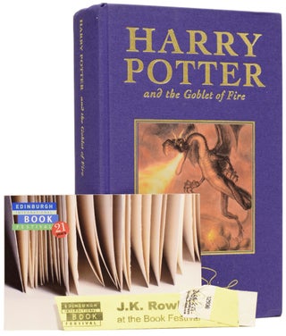 Item #62716 Harry Potter and the Goblet of Fire. J. K. ROWLING, born 1965