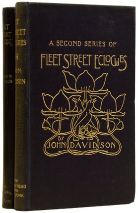 Item #62779 Fleet Street Eclogues; A Second Series of Fleet Street Eclogues. John DAVIDSON