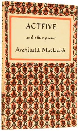 Item #62836 Actfive. Archibald MACLEISH