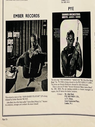 Thunderball. Press Book [Exhibitor's Campaign Book].