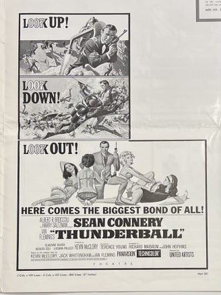 Thunderball. Press Book [Exhibitor's Campaign Book].
