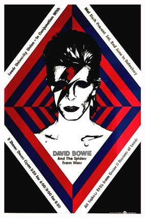 Item #62997 David Bowie / Aladdin Sane [Concert Poster]. David BOWIE, David Robert JONES