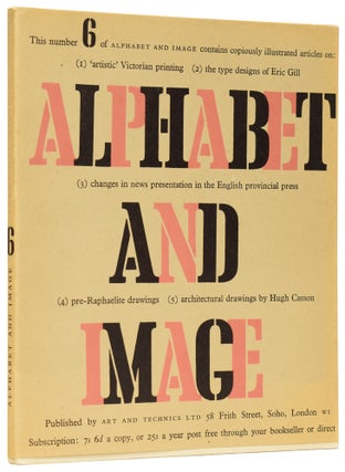 Item #63099 'Competition' contained within 'Alphabet and Image'. A quarterly edited by Robert...
