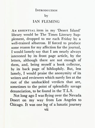 All Night at Mr. Stanyhurst's. Introduced by Ian Fleming.