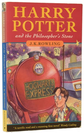 Item #63121 Harry Potter and the Philosopher's Stone. J. K. ROWLING, born 1965