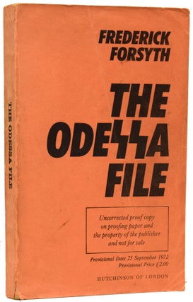 Item #63132 The Odessa File. Frederick FORSYTH, born 1938