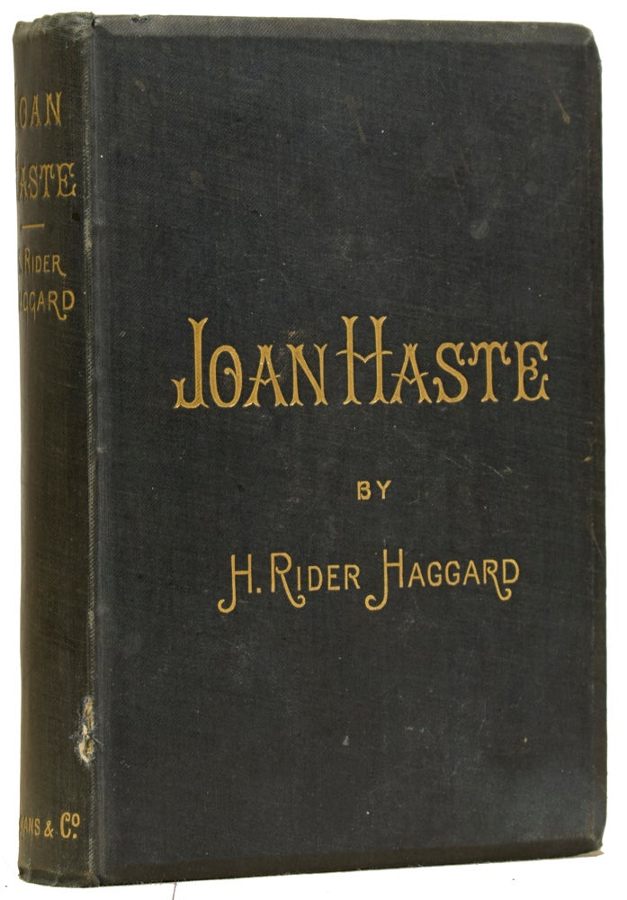 Item #63149 Joan Haste. Henry Rider HAGGARD, Sir, F. S. WILSON.