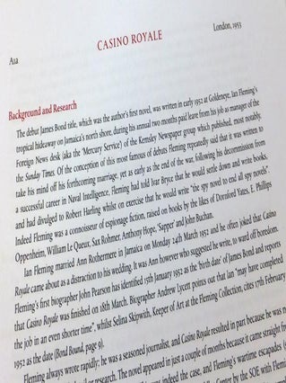 Ian Fleming: The Bibliography [DELUXE EDITION].