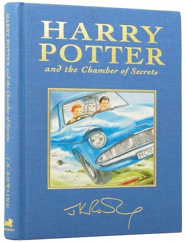Item #63678 Harry Potter and The Chamber of Secrets. J. K ROWLING, born 1965.