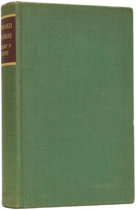 Item #63946 Edward Thomas: A Biography and a Bibliography. Robert P. ECKERT