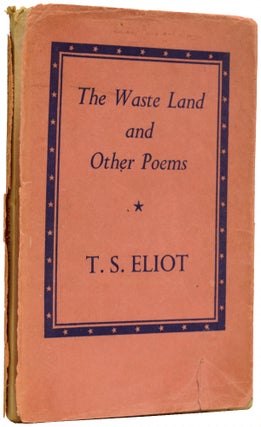 Item #64017 The Waste Land. T. S. ELIOT