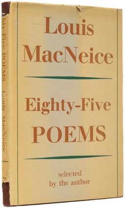 Item #64051 Eighty-Five Poems. Louis MACNEICE