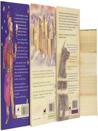 Harry Potter Series, Complete UK paperback set. Being: The Philosopher's Stone; The Chamber of Secrets; The Prisoner of Azkaban; The Goblet of Fire; The Order of The Phoenix; The Half-Blood Prince; The Deathly Hallows.