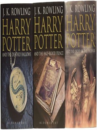 Complete Harry Potter Series: The Philosopher's Stone; The Chamber of Secrets; The Prisoner of Azkaban; The Goblet of Fire; The Order of The Phoenix; The Half-Blood Prince; The Deathly Hallows.
