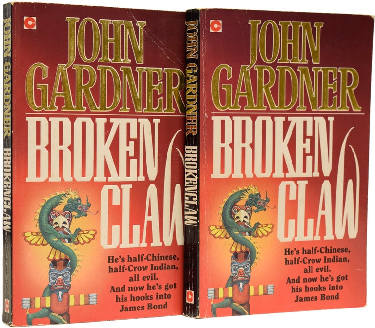 Item #64235 Brokenclaw [two variant copies]. John GARDNER.