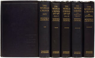 Item #64324 The World Crisis 1911-1918. [Complete in six volumes, including: 1911-1914; 1915;...
