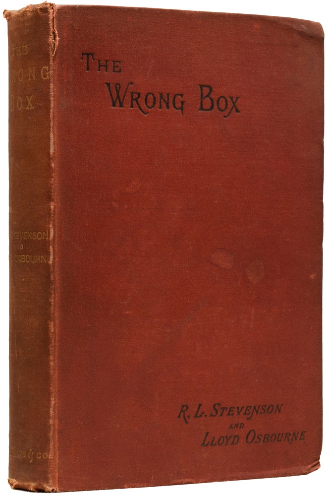 Item #64483 The Wrong Box. Robert Louis STEVENSON, Lloyd OSBOURNE.