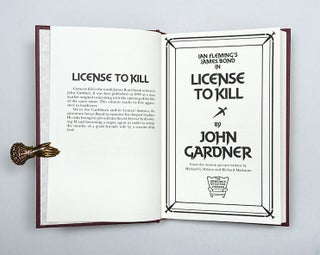 Item #64498 James Bond: Licence to Kill. Signed Limited Edition. From the motion picture written...
