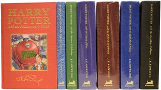 Item #64521 Harry Potter Series, Complete Deluxe Set, with supplementary works. Being: The...